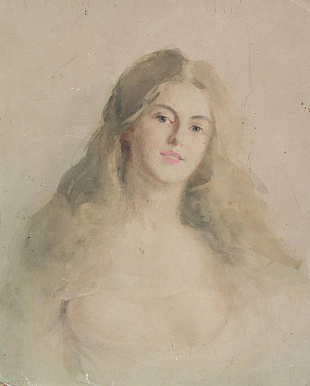 "Портрет молодой женщины", 1900-е гг.