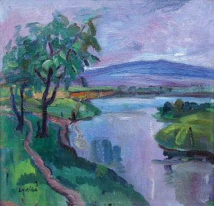 "На берегах реки Уж", 1940-е гг.