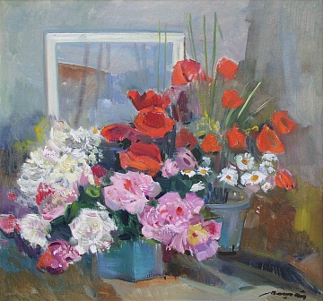 "Домашние цветы", 1980-е гг.