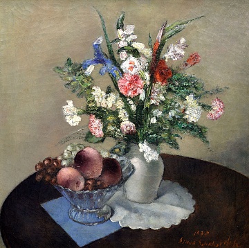 «Натюрморт з квітами та фруктами», 1930