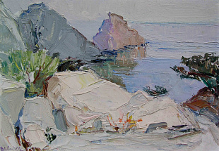 "Белые скалы в Симеизе", 1970-е гг.