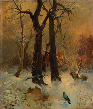 «Вечір у лісі», 1884