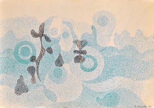 «Блакитна абстракція», 1974