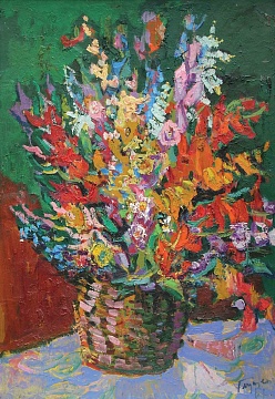 «Цветы в плетеной корзине», 1967 г.